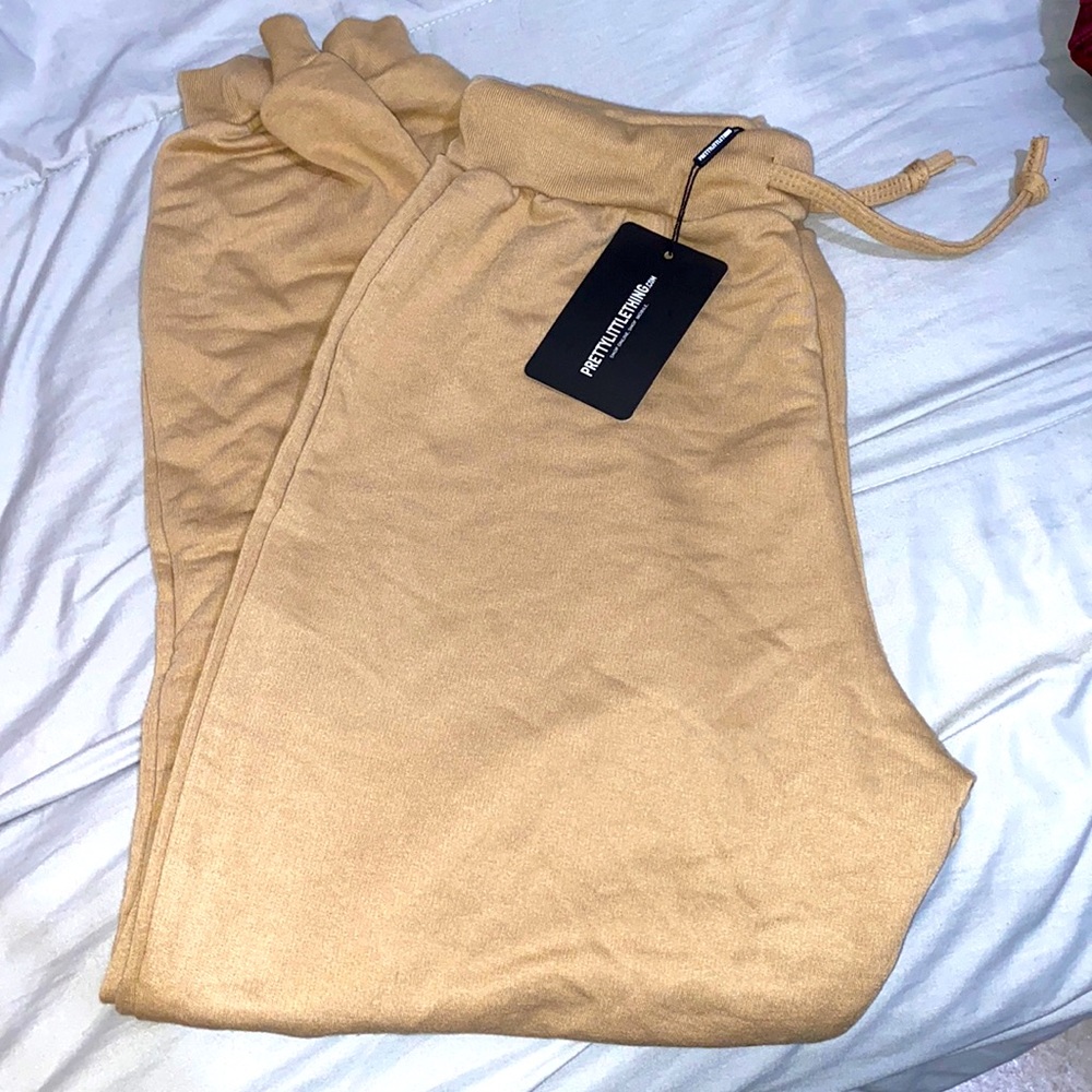 Nude colored joggers